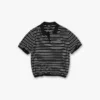 California Striped Knitted Polo