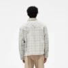 Cord Zip Flannel Shirt