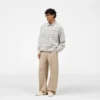 Cord Zip Flannel Shirt