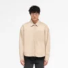 Cotton Zip Through Shirt