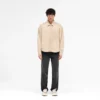 Cotton Zip Through Shirt