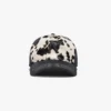 Cowhide Print Cap