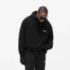 Dual Layer Script Hoodie