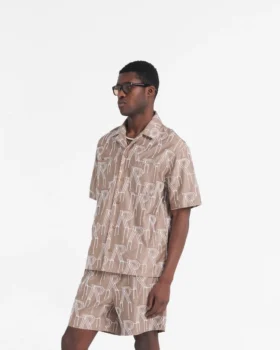 Embroidered Initial Overshirt