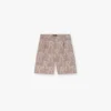 Embroidered Initial Tailored Short