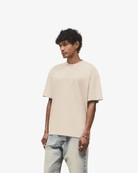 Embroidered Serif Logo T-Shirt
