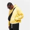 Initial Boxy Zip Through Hoodie