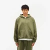 Initial Boxy Zip Through Hoodie