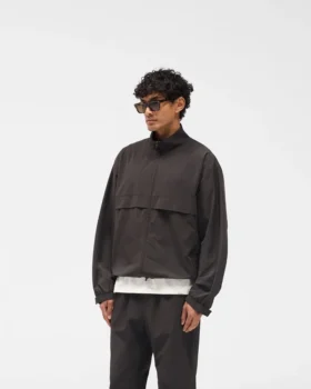 Initial Nylon Track Jacket