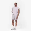 Initial Waffle Shorts- Mist