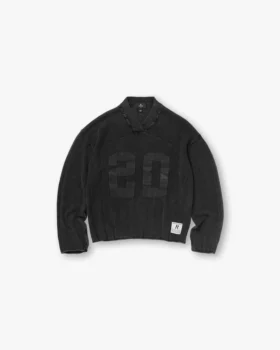 Knitted Varsity Long Sleeve Jersey