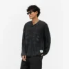 Knitted Varsity Long Sleeve Jersey
