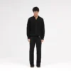 Long Sleeve Mesh Knit Shirt