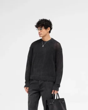 Open Gauge Knit Sweater