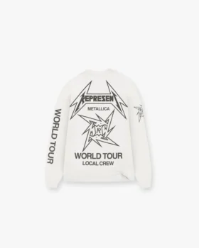 Represent X Metallica Local Crew Long Sleeve T-Shirt
