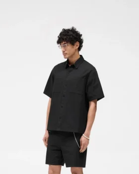 Short Sleeve Cotton Overshirt