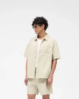 Short Sleeve Cotton Overshirt