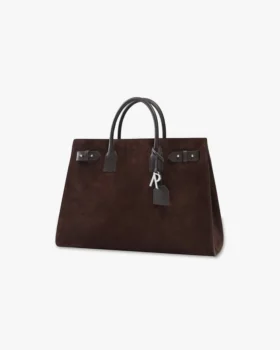 Suede Leather Tote Bag