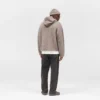 Textured Borg Hoodie