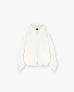 Waffle Zip Through Hoodie